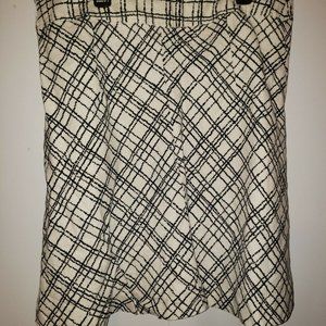 Merona Women's black/white printed fully lined 10
